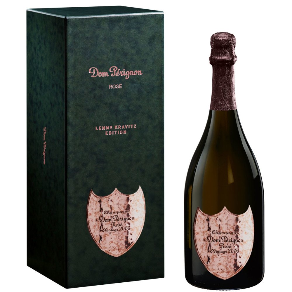 Dom Perignon Rose Lenny Kravitz Limited Edition With Gift Box