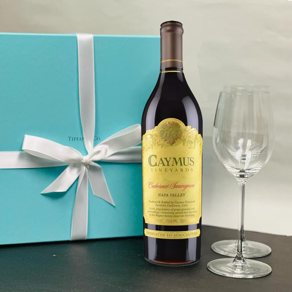 Caymus Cabernet Sauvignon And Tiffany Wine Glasses Set