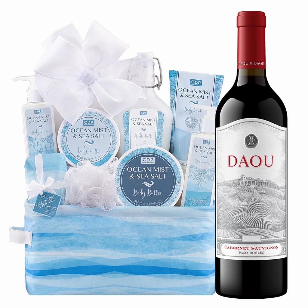 Daou Cabernet Sauvignon Paso Robles With Serenity Soak Spa Gift Basket