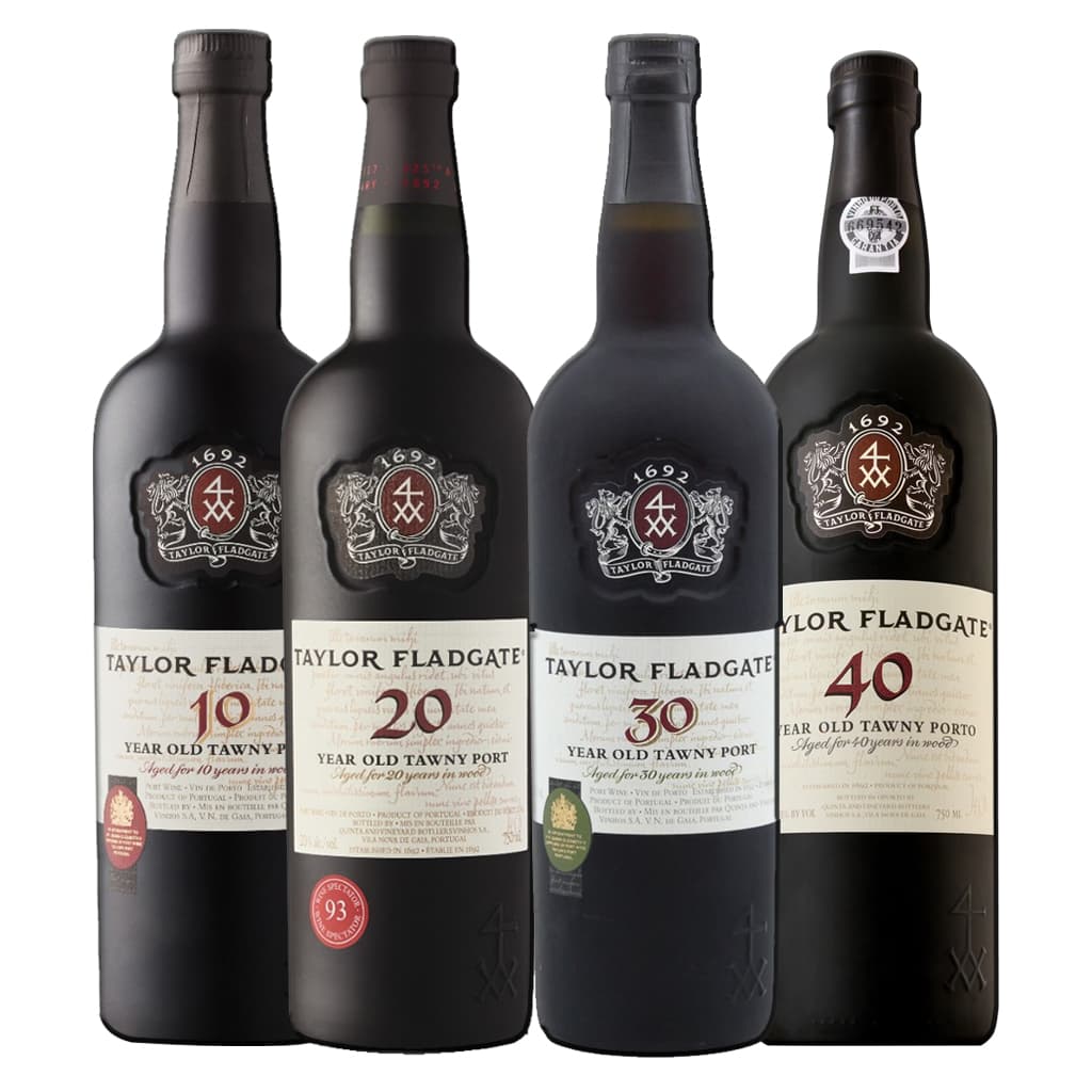 Taylor Fladgate Century Tawny Port Gift Set (Pack of 4 Bottles)