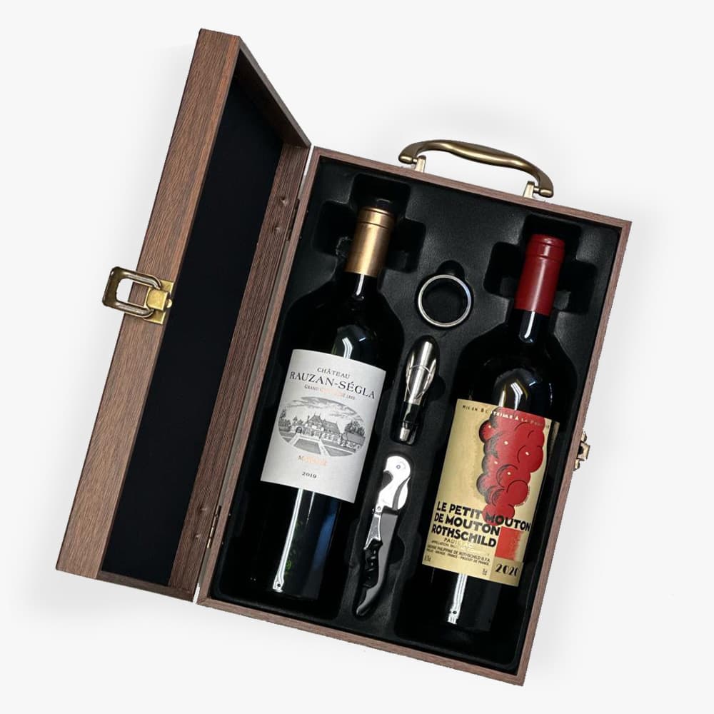 Chateau Rauzan Segla And Le Petit Rothschild Pauillac Wine Gift Set