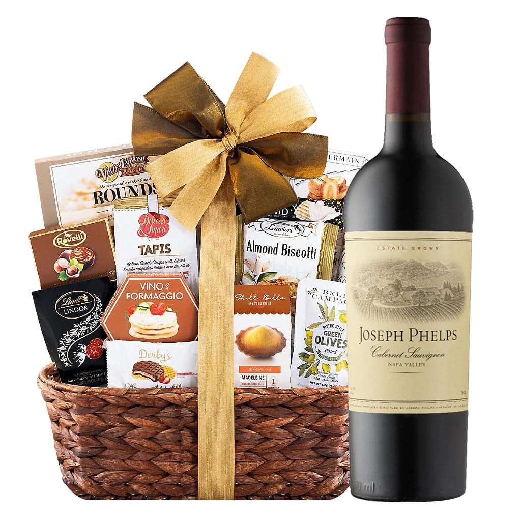 Joseph Phelps Cabernet Sauvignon 2019 Wine With Bon Appetit Gourmet Gift Basket