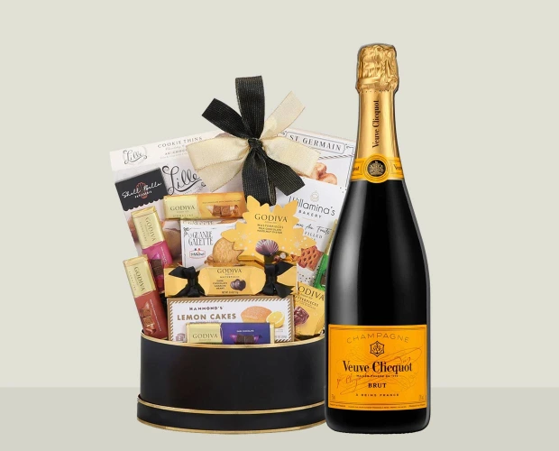 veuve clicquot gift basket