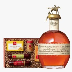 Blanton's Bourbon Whiskey and Hickory Farms Cheese Gift Set