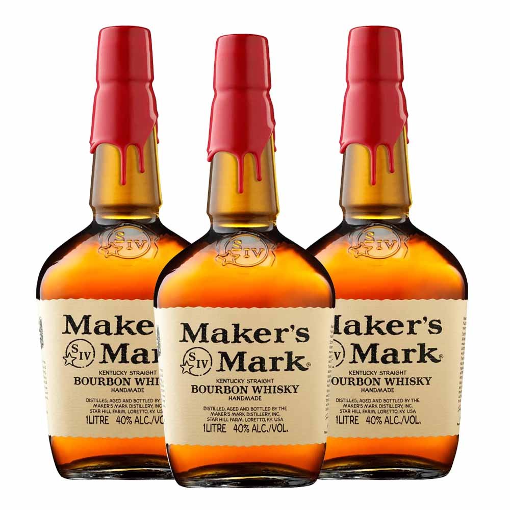 Buy Makers Mark Bourbon Whisky with Glass and Ice Ball Gift Pack 70 cl  Online at desertcartINDIA
