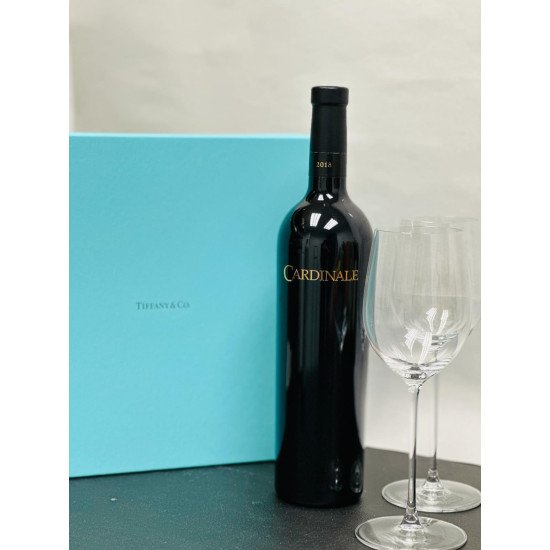 Cardinale Cabernet Sauvignon & Tiffany Wine Glasses Set