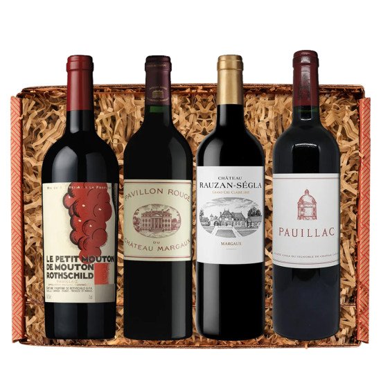 Bordeaux French Wine Gift Set (Pack of 4)