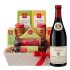 Louis Latour Chateau Corton Grancey Grand Cru Wine & Cheese Gift Basket