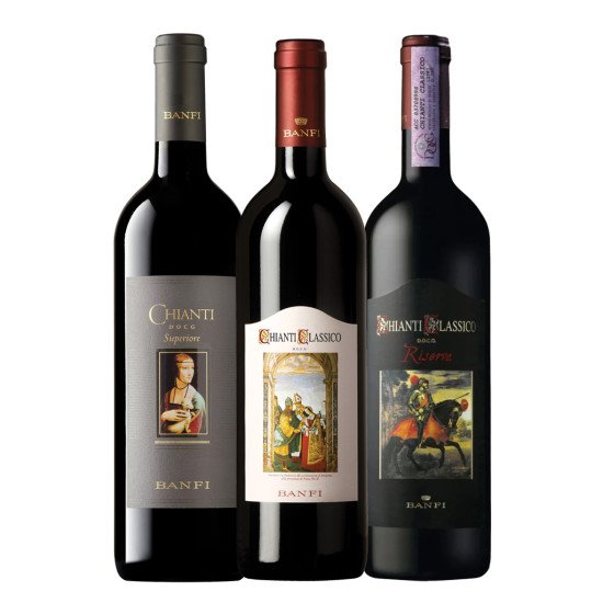 Banfi Italian Red Wine Trio Gift Set