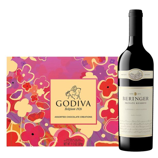 Beringer Private Reserve Wine And Godiva 26 PC