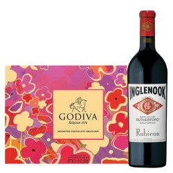 Inglenook Bordeaux Blend Wine With Godiva Chocolates Set