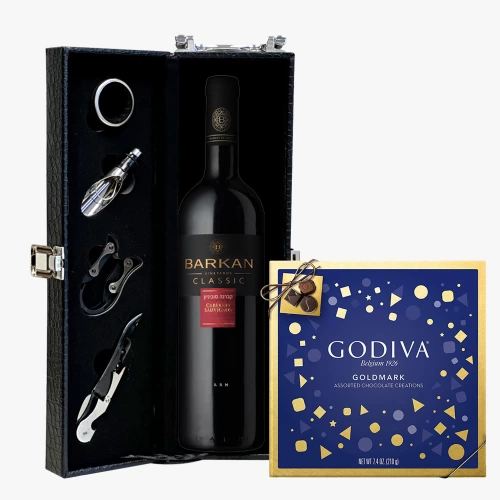 Barkan Classic Cabernet Sauvignon Israel Wine Gift Box