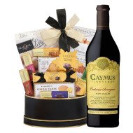 Caymus Cabernet Sauvignon Wine and Godiva Celebration Chocolate Gift Basket