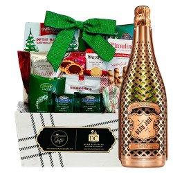 Beau Joie Champagne And Gourmet Gift Basket