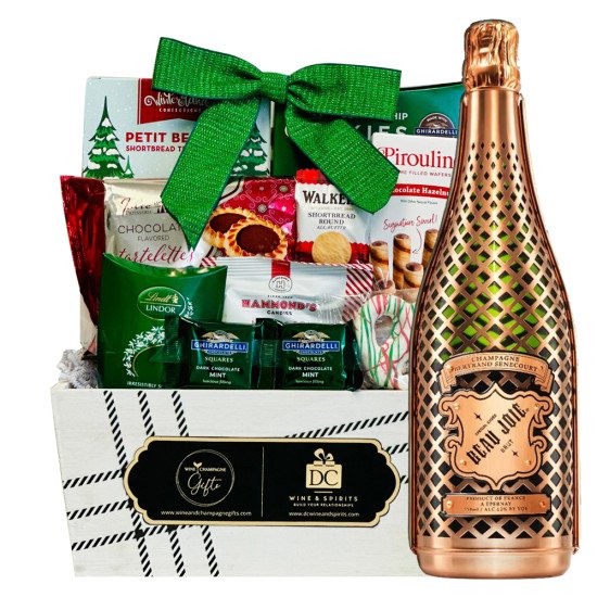 Beau Joie Champagne And Gourmet Gift Basket