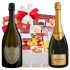 Dom Perignon & Krug Champagne Holiday Gift Basket