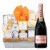 Moet and Chandon Imperial Rosé Burt Champagne And Spa Gift Basket