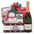 Moet & Chandon Brut Imperial Champagne With Holiday Gift Basket