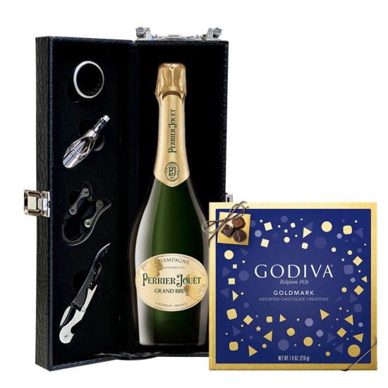 Perrier-Jouet Grand Brut Champagne Gift Box