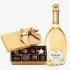 Ruinart Champagne Blanc de Blancs and Godiva 8pc Chocolate Box