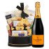 Veuve Clicquot Champagne With Godiva Black & Gold Celebration Gift Basket