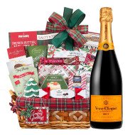 Veuve Clicquot Brut Champagne And Thanksgiving Gourmet Gift Basket