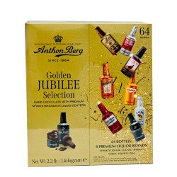 Anthon Berg Liquor Filled Chocolate Bottles 64-Piece Box