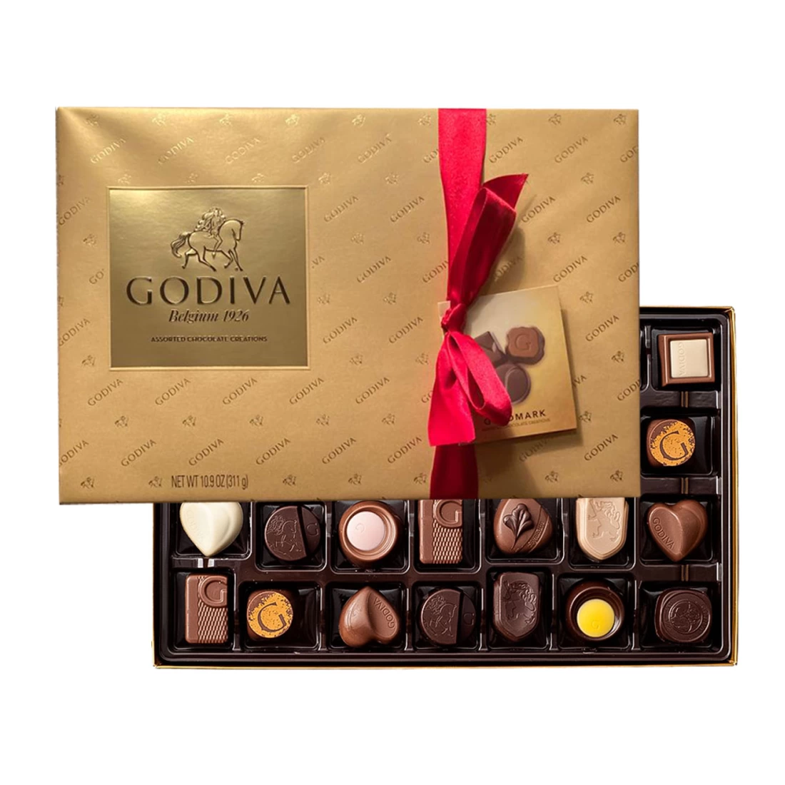 Godiva Chocolates Box – 26 Piece Assortment for Valentine’s Day