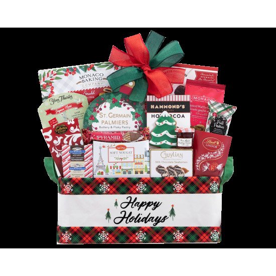 Happy Holiday Gift Basket & Season's Greetings