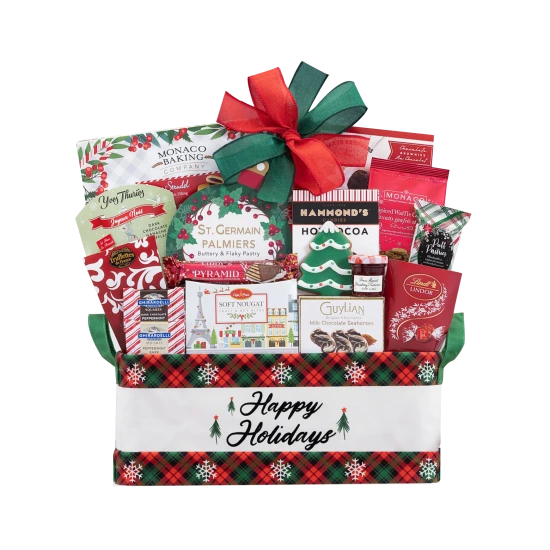 Happy Holiday Gift Basket & Season's Greetings