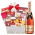 Moet and Chandon Nectar Imperial Rose & Assorted Godiva Chocolates Gift Basket