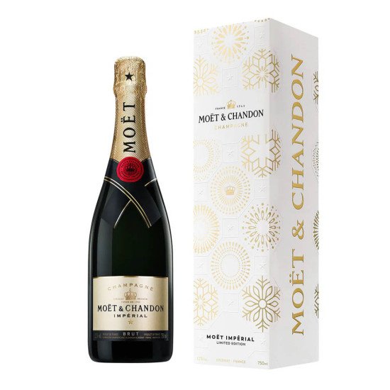 Anthon Berg Chocolate Liqueurs 64 Piece with Moet & Chandon Imperial Brut Champagne