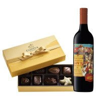 Mollydooker Carnival of Love Shiraz with Godiva Chocolate Gift Box