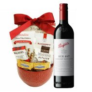 Penfolds Bin 407 Cabernet Sauvignon Wine and Chocolate Gift Basket 