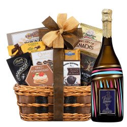 Pommery Cuvee Louise Champagne And Bon Appetit Basket