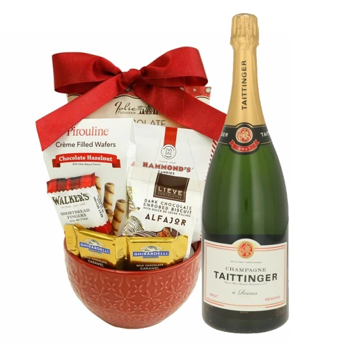 Taittinger Champagne Gift Basket