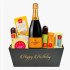 Birthday Gift Basket with Veuve Clicquot Brut Champagne