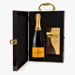 Veuve Clicquot Brut Champagne And Chocolate Gift Box