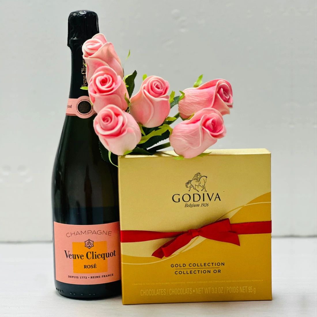 Celebrate Love with Veuve Clicquot Rosé, Flowers & Chocolate