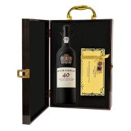 Taylor Fladgate 40 Year Old Tawny Port Wine And Chocolate Gift Set