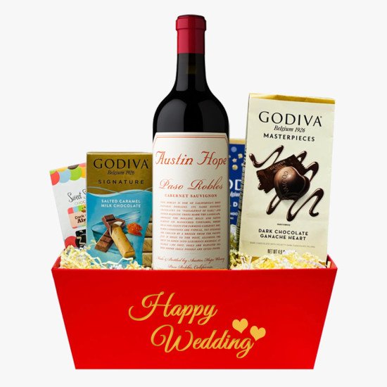 Austin Hope Cabernet Sauvignon Wedding Wine Gift Basket