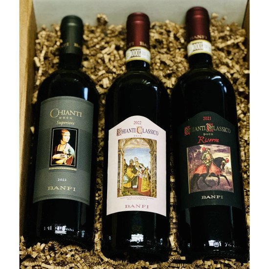 Banfi Italian Red Wine Trio Gift Set