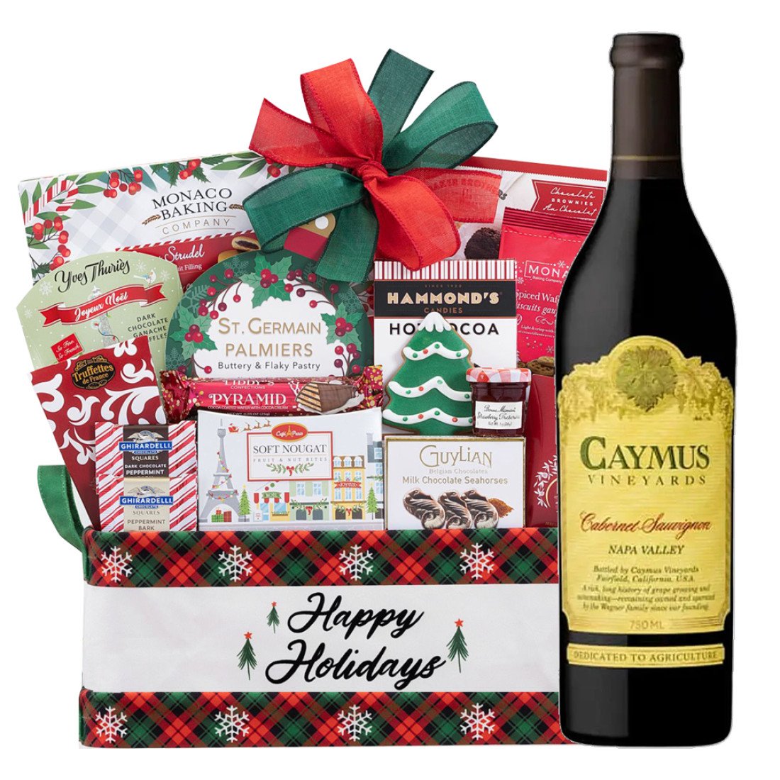 Caymus Vineyards Cabernet Sauvignon With Holiday Gift Basket