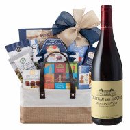 Louis Jadot Chateau des Jacques Moulin-a-Vent Wine And Gourmet Gift Basket