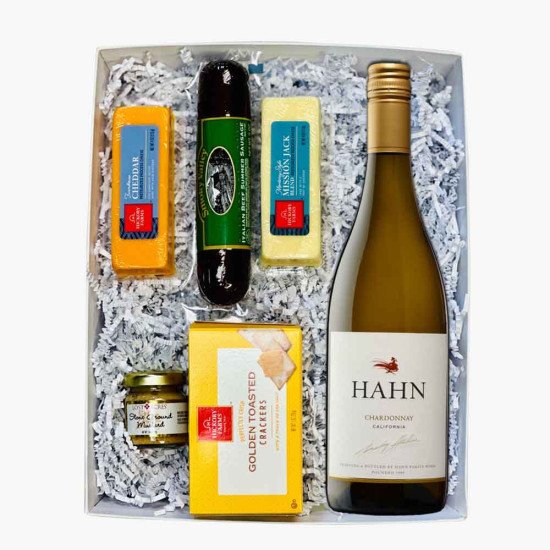 Hahn Chardonnay California And Cheese Gift Box