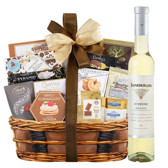 Inniskillin Riesling Icewine And Bon Appetit Gourmet Gift Basket