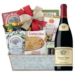 Louis Jadot Bourgogne Pinot Noir French Wine and Gourmet Gift Basket