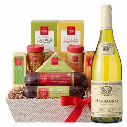 Louis Jadot Marsannay White Wine And Cheese Gift Basket