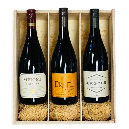 Pinot Noir 3 Bottle Wine Gift Set