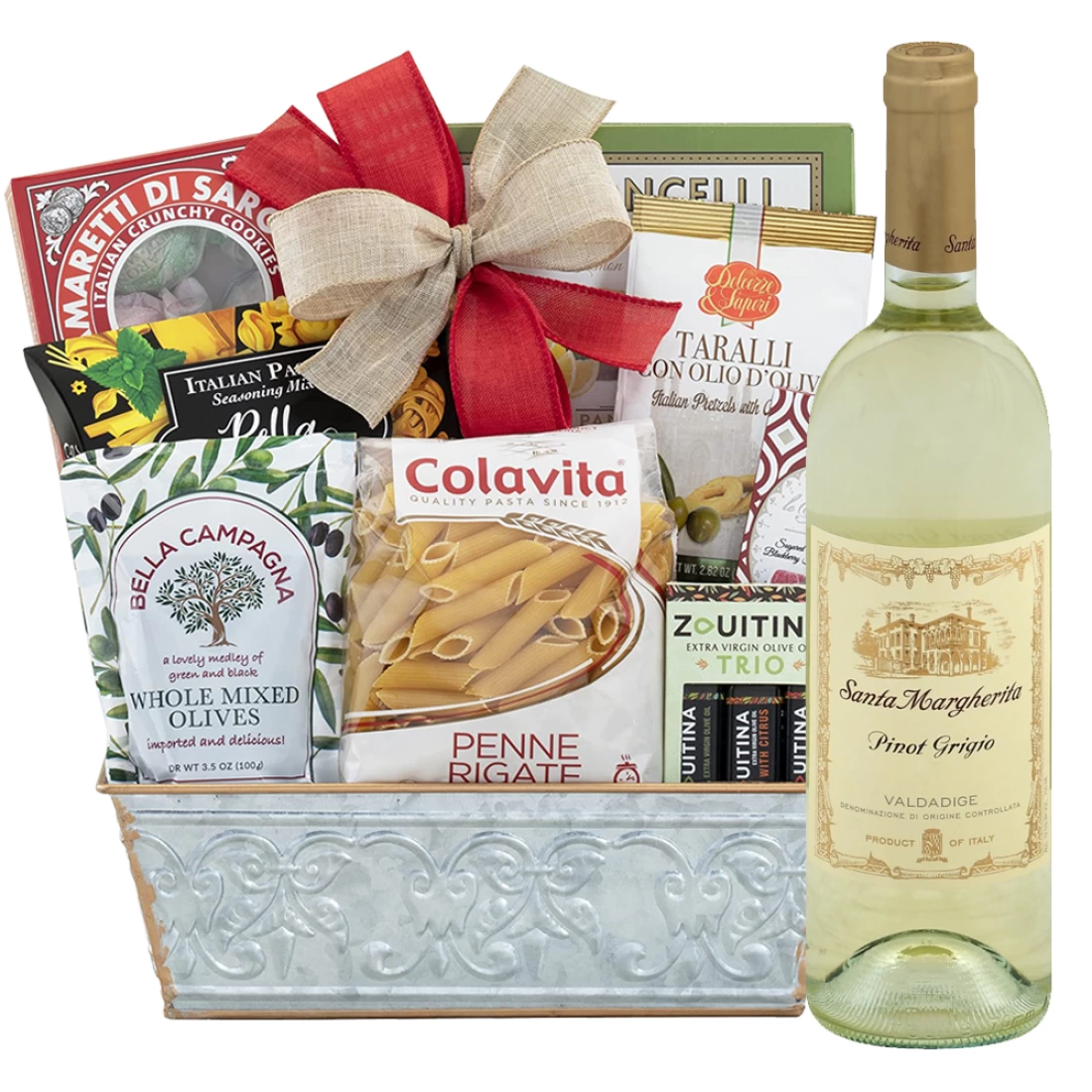 Louis Latour Pouilly Fuisse French White Wine and Gourmet Gift Basket